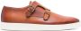 Santoni Leren gespschoenen Bruin - Thumbnail 1