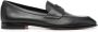 Santoni Leren loafers Zwart - Thumbnail 1