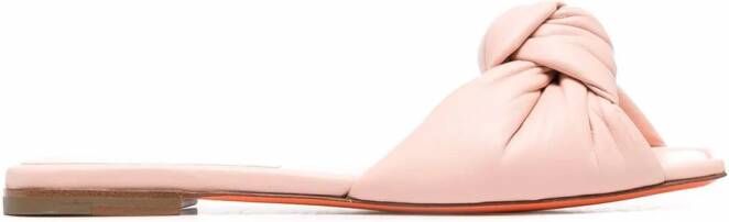Santoni Leren sandalen Roze
