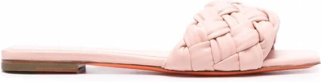 Santoni Leren sandalen Roze