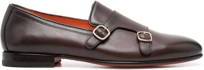 Santoni Leren schoenen Bruin