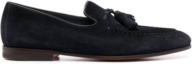 Santoni Loafers met kwastje Blauw