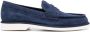 Santoni Loafers met ronde neus Blauw - Thumbnail 1