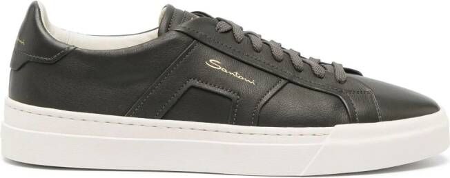 Santoni Sneakers met logoprint Groen