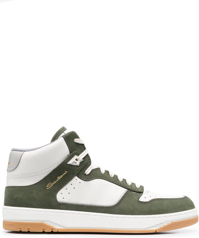 Santoni High-top sneakers Wit