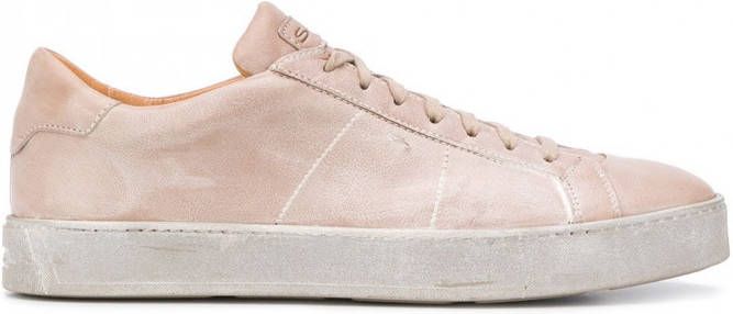 Santoni Low-top sneakers Beige