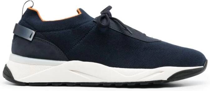 Santoni Low-top soksneakers Blauw