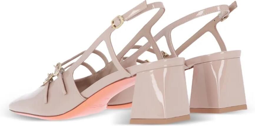 Santoni 50 mm Aurora pumps met gesp Roze - Foto 3