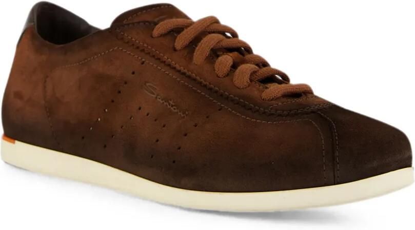 Santoni 70s suède sneakers Bruin - Foto 5