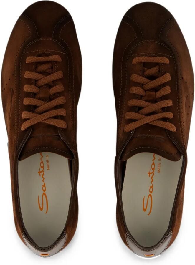 Santoni 70s suède sneakers Bruin - Foto 3