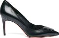 Santoni 85 mm Sibille pumps met hoge hak Zwart - Zwart