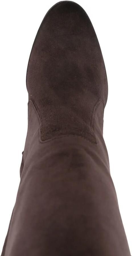 Santoni 90 mm Suède enkellaarzen Zwart - Foto 3
