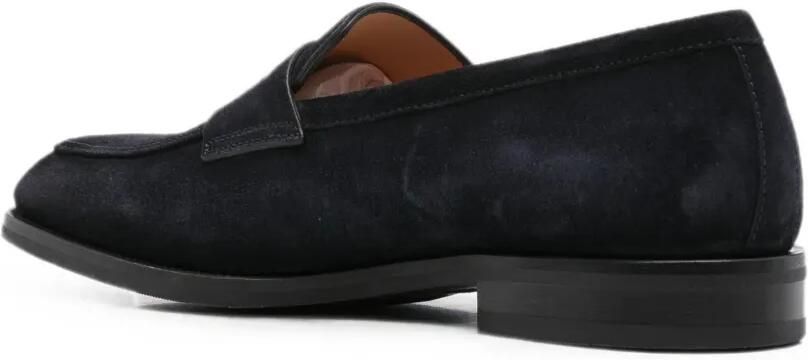 Santoni Adrian RS suède loafers Blauw - Foto 2
