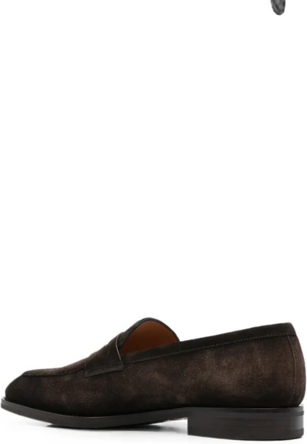 Santoni Adrian suède loafers Bruin - Foto 2