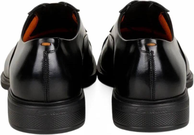 Santoni cap-toe lace-up oxford shoes Zwart - Foto 2