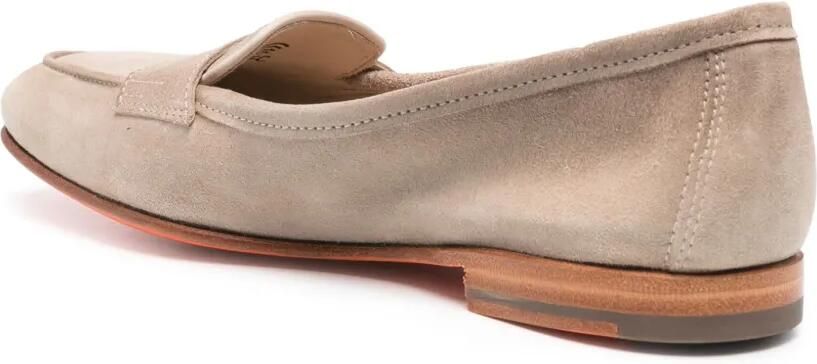 Santoni Carla suède loafers Beige - Foto 3