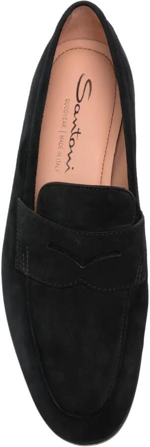 Santoni Carla suède loafers Zwart - Foto 4