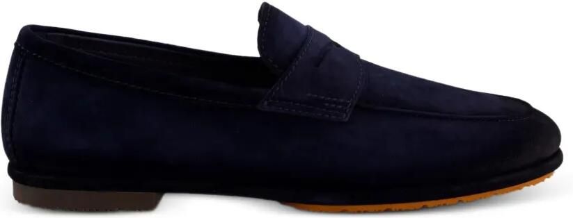 Santoni Carlo penny loafers Blauw