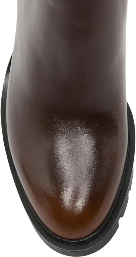 Santoni Chelsea laarzen met chunky zool Bruin - Foto 4