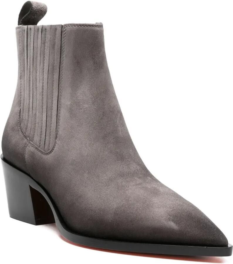 Santoni Chelsea laarzen met puntige neus Grijs - Foto 3