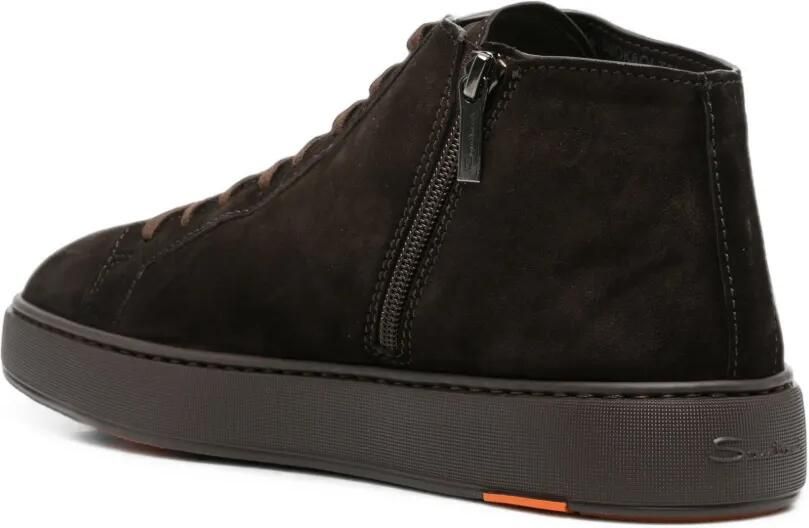 Santoni Clean Icon high-top sneakers Bruin - Foto 2