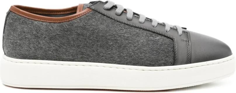 Santoni Clean Icon kasjmier sneakers Grijs