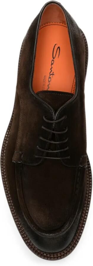 Santoni Colin RS suede Derby shoes Bruin - Foto 4