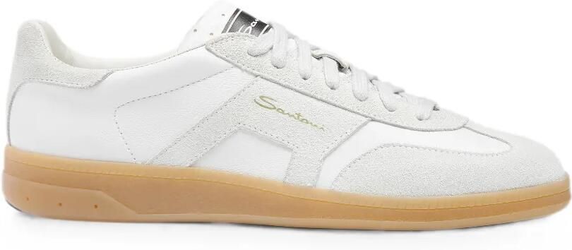 Santoni DBS Oly leren sneakers Wit