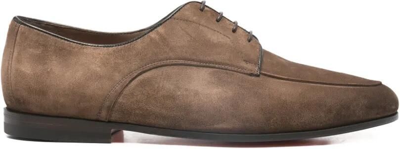 Santoni Derby schoenen Bruin