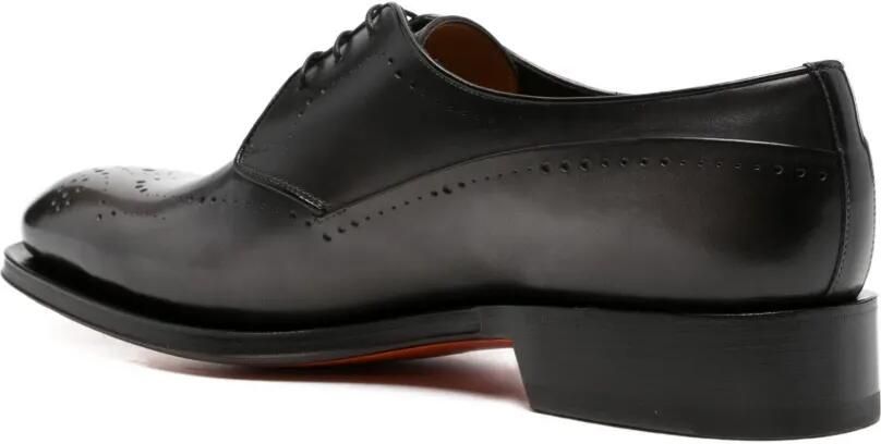 Santoni Derby schoenen met brogue detail Grijs - Foto 4