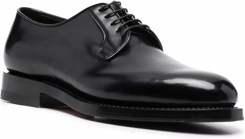 Santoni Derby veterschoenen Zwart - Foto 3