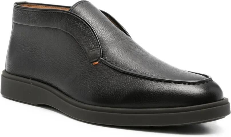 Santoni Detroit leren loafers Zwart - Foto 3