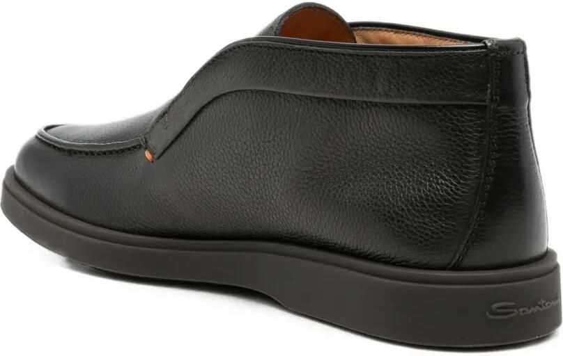 Santoni Detroit leren loafers Zwart - Foto 2