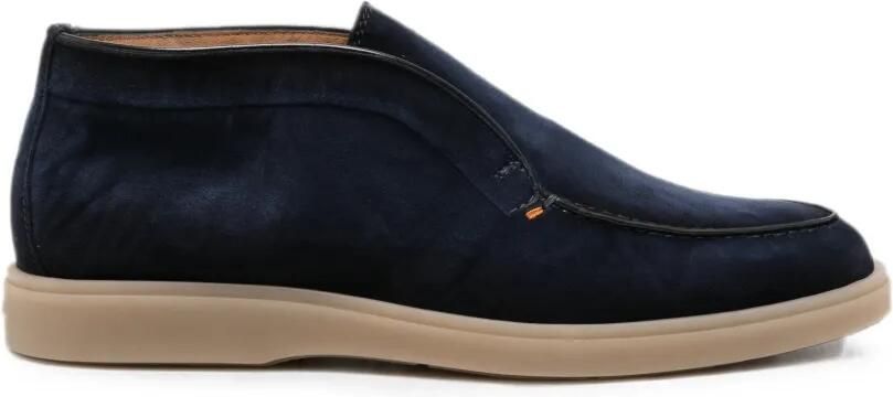 Santoni Detroit suède desert boots Blauw