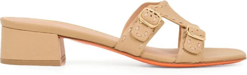 Santoni Didi sandalen met gespsluiting Beige