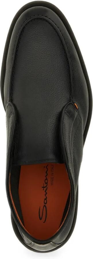 Santoni Digits gehamerde leren enkellaarzen Grijs