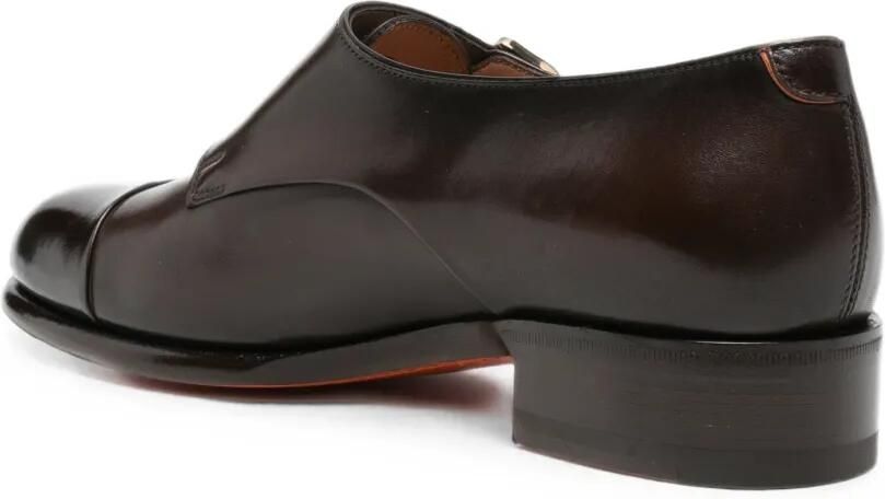 Santoni Gespschoenen met dubbel bandje Bruin - Foto 2
