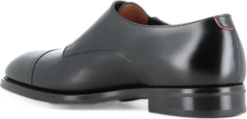 Santoni double-strap monk shoes Zwart - Foto 4