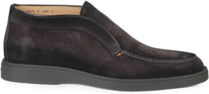 Santoni Dragon kalfssuède desert boots Grijs