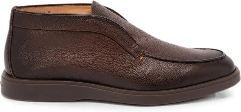 Santoni Dragon laarzen van bewerkt leer Bruin