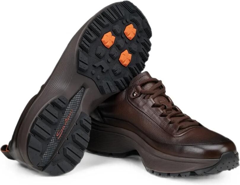 Santoni Easy Bounce Mountain sneakers Bruin - Foto 3