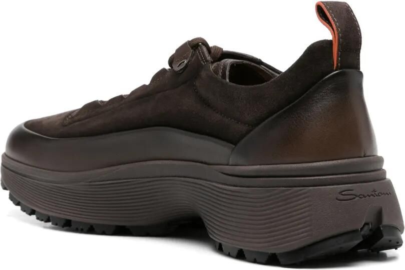 Santoni Easy Bounce Mountain sneakers met vlakken Bruin - Foto 2
