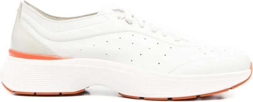 Santoni Easy Bounce sneakers met geperforeerde vlakken Wit