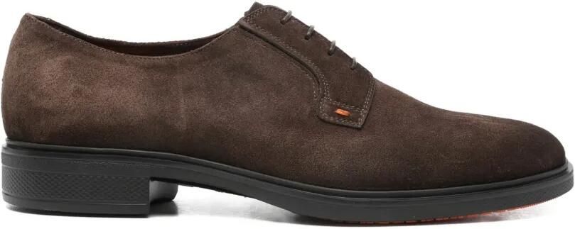 Santoni Easy derby schoenen Bruin