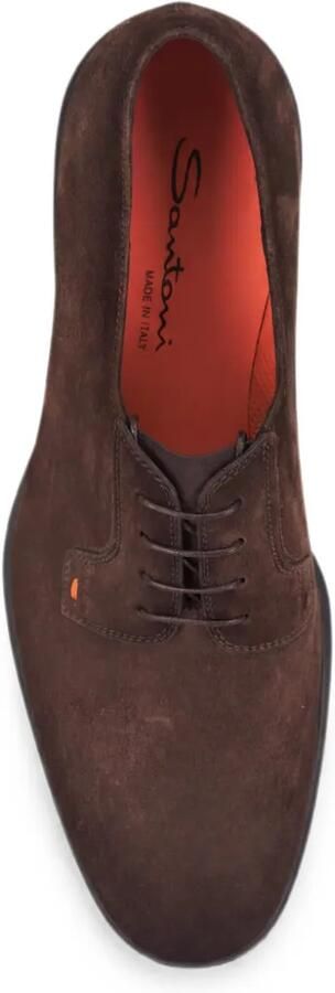 Santoni Easy derby suède schoenen Bruin - Foto 4
