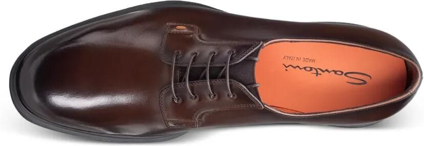 Santoni Easy derby veterschoenen Bruin - Foto 5
