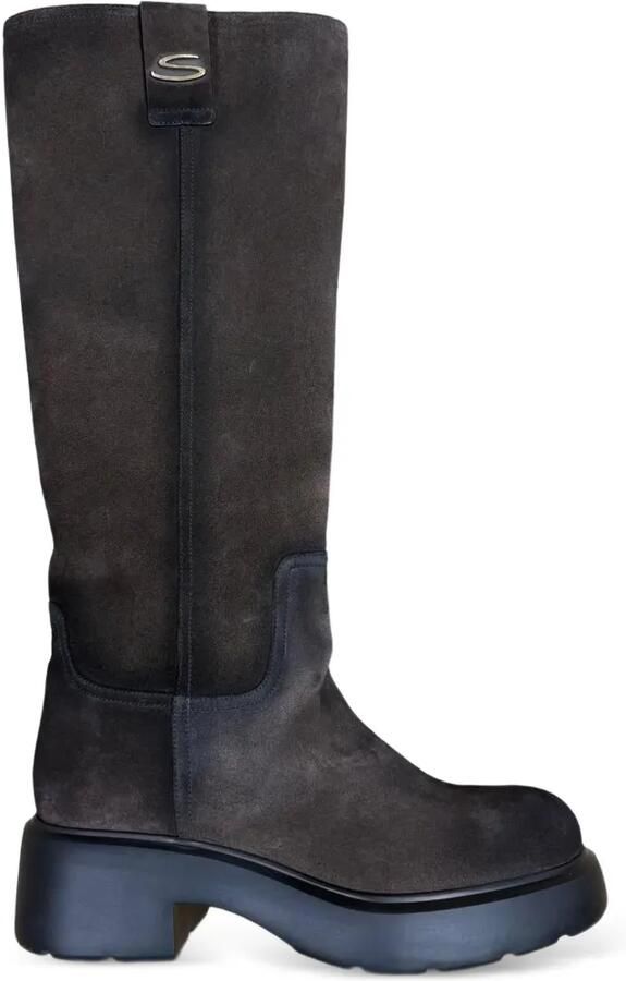 Santoni Easy laarzen met plateauzool Grijs