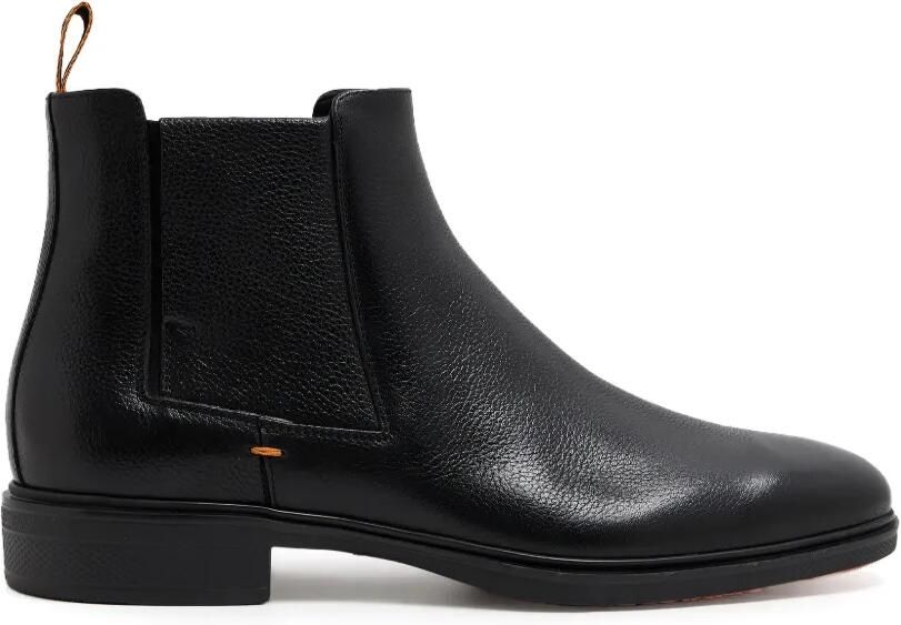 Santoni Easy leren Chelsea laarzen Zwart