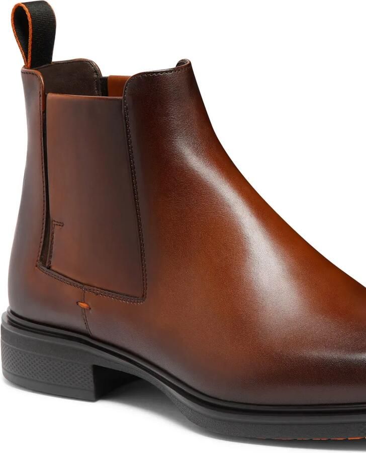 Santoni Easy leren enkellaarzen Bruin - Foto 2