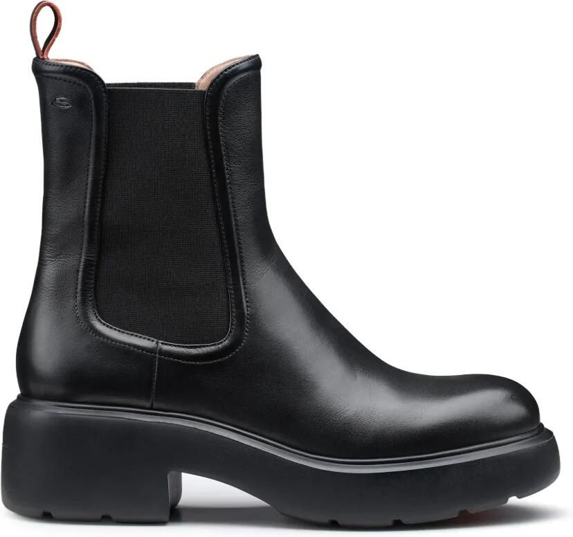 Santoni Easy leren enkellaarzen Zwart